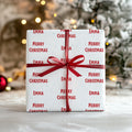Personalised Merry Christmas Wrapping Paper