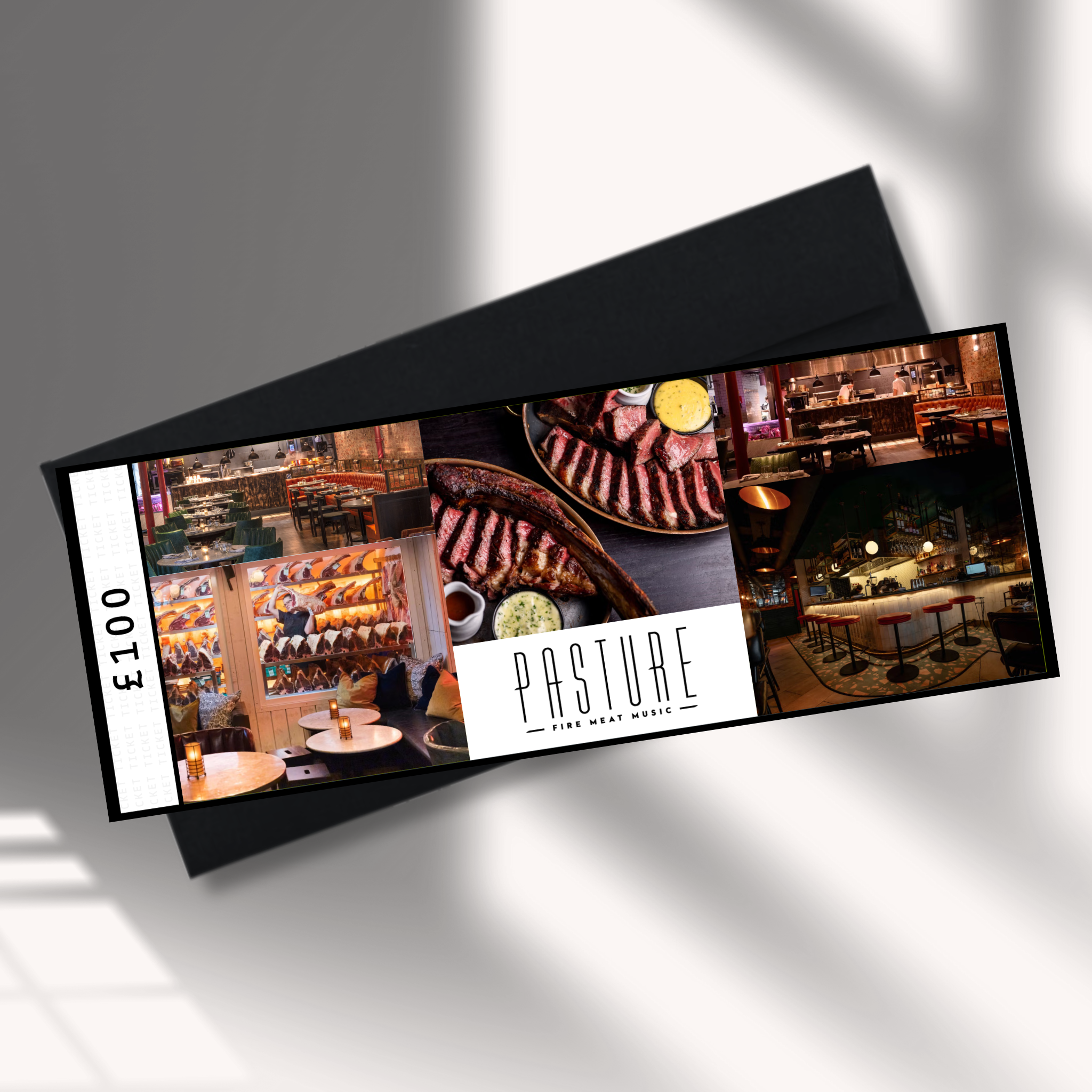 Personalised Restaurant Voucher Surprise Ticket