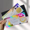 Personalised Magical Theme Park Scratch Reveal Ticket