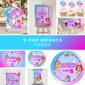Personalised Neon K-POP Theme Party Bundle