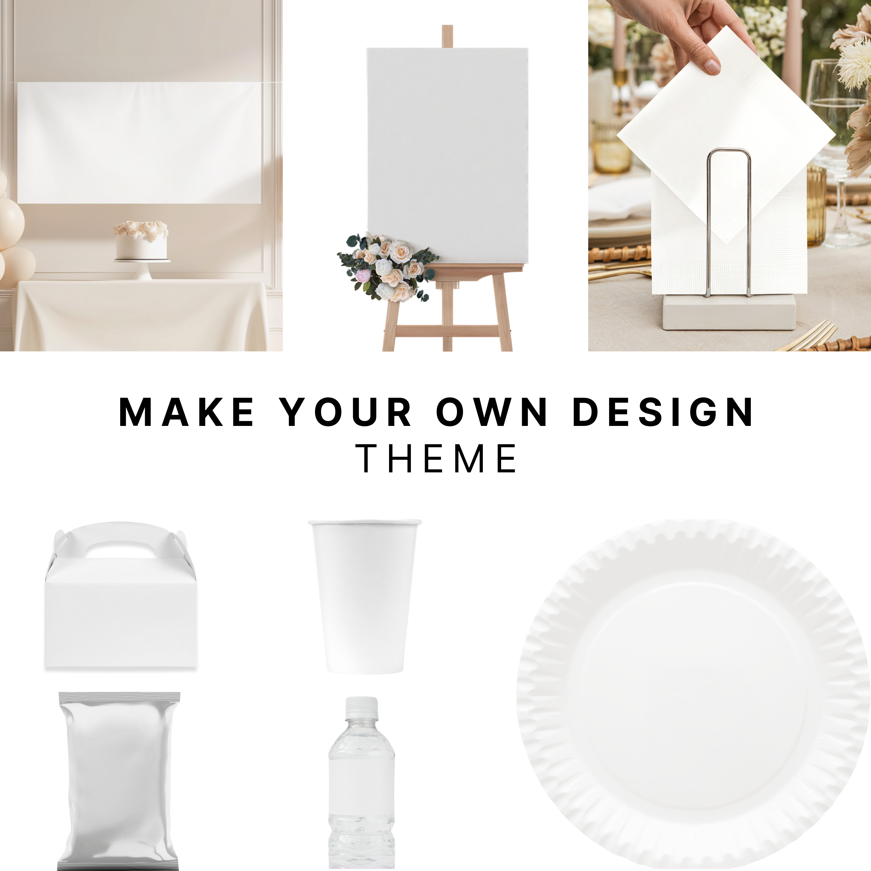 Make Your Own Custom Theme Party Bundle – The Personalised Party Shop
