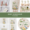 Personalised Baby Dinosaur Theme Party Bundle