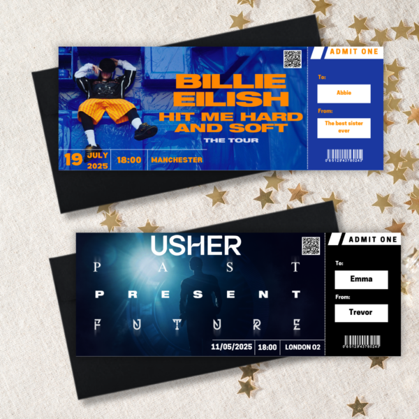 Concert Ticket Mock Up Style 1 E6